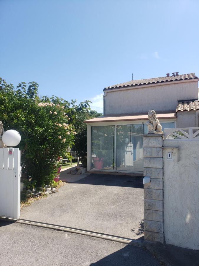 Reve Bleu, Maison T3 Frontignan Plage Avec Jardin, Mer A 250M, Clim & Parking Luaran gambar